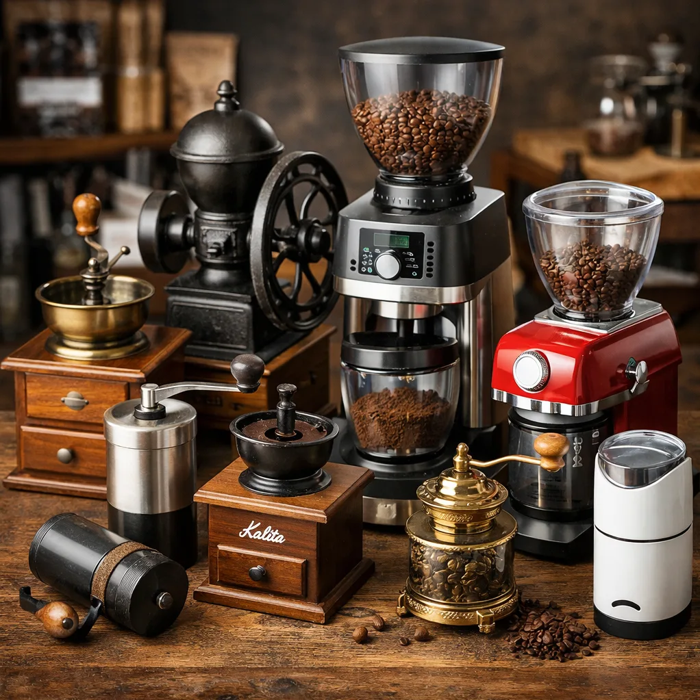 виды кофемолок для дома