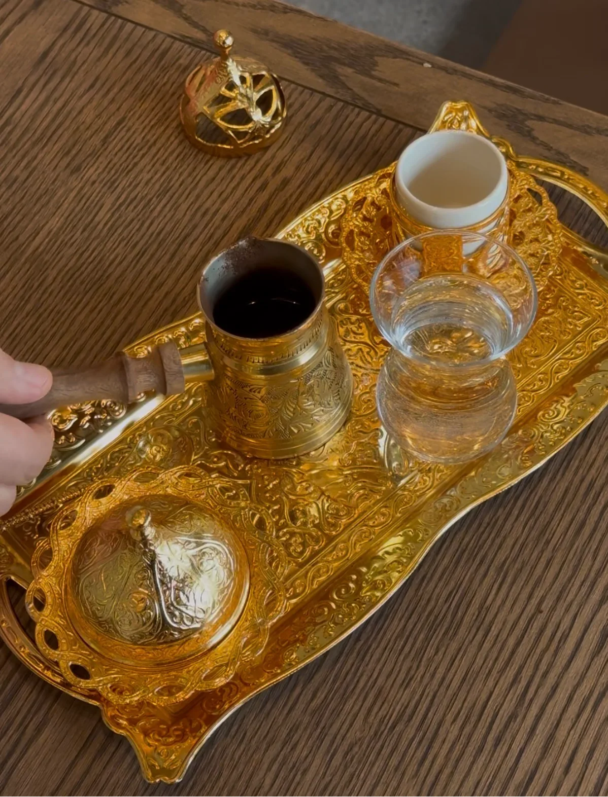 кофе по-турецки в кафе